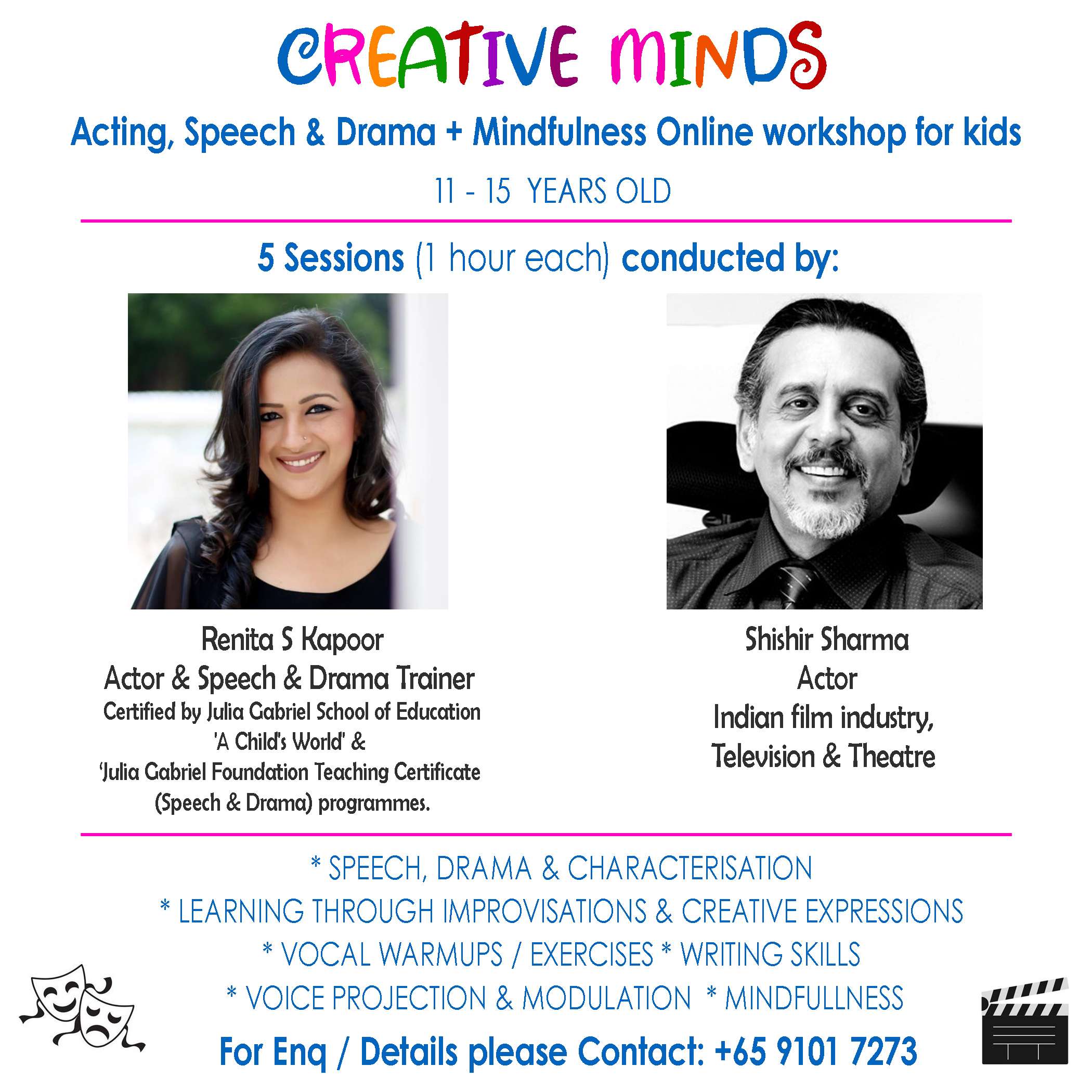 Read more about the article Creative Minds Online Workshop for Kids